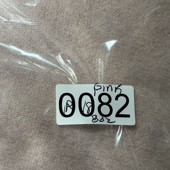 Halogen Scoop neck Sweater Size Medium Side Tie Cashmere Light Pink - Picture 8 of 9